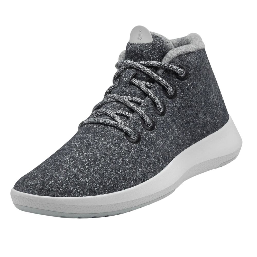 AllBirds Womens Runner-up Mizzle High Top Sneakers US 11 EU 41 Grey Wool NIB